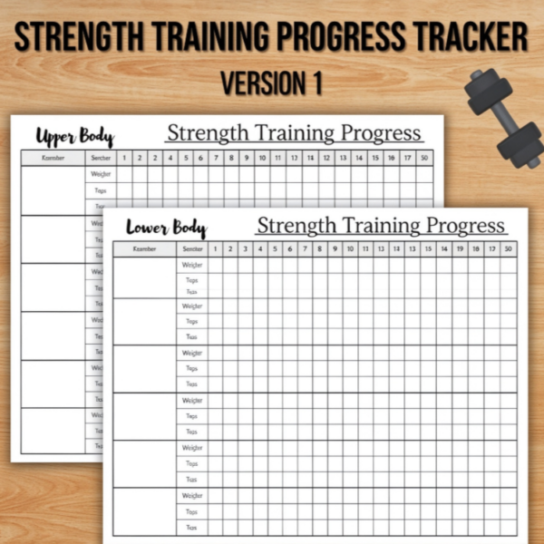 Weight Training Progress Log