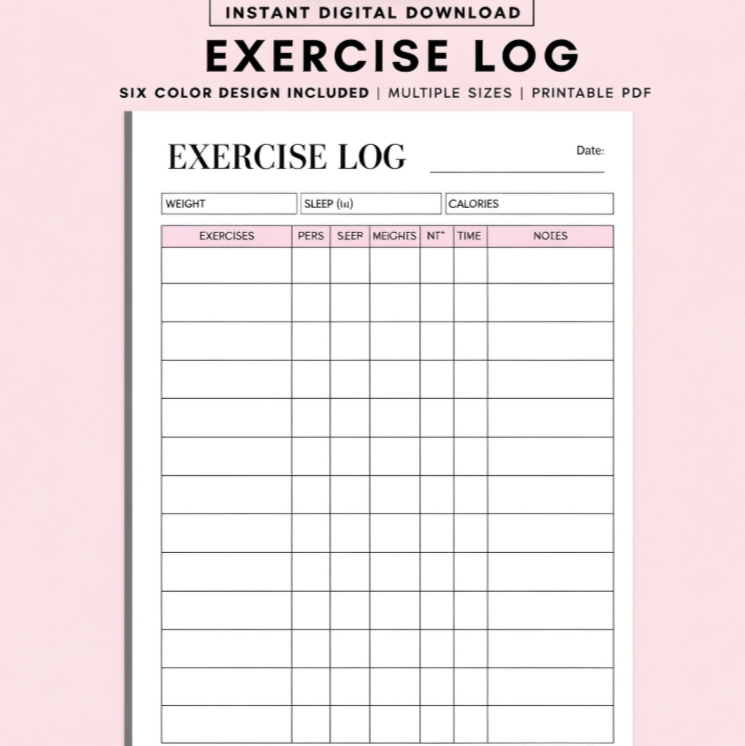 Home Workout Activity Log
